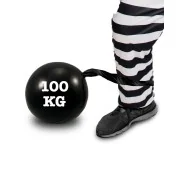 Palla Carcerato Gonfiabile (Nero)