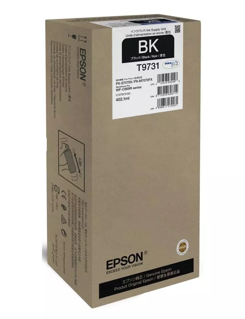 Inchiostro Originale Epson T973100 T9731 (Nero 22500 pagine)