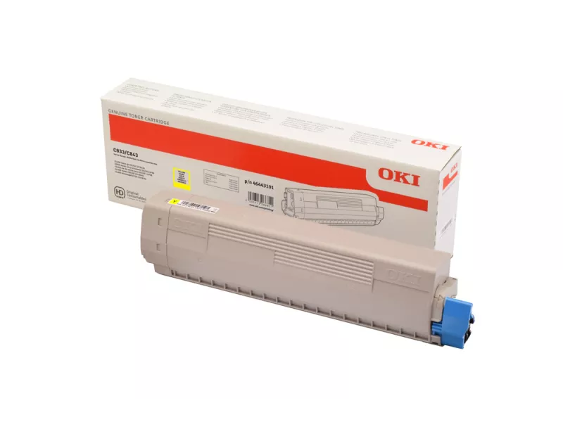Toner Originale Oki 46443101 C (Giallo 10000 pagine)