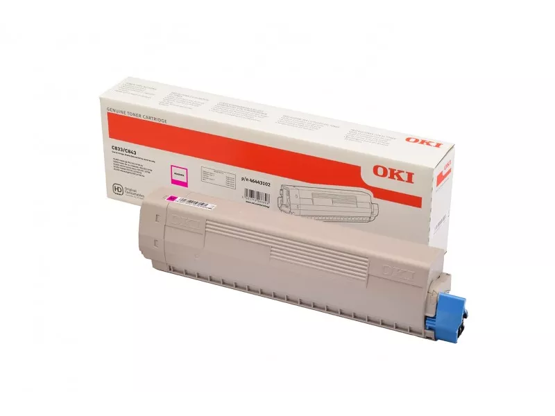 Toner Originale Oki 46443102 C (Magenta 10000 pagine)
