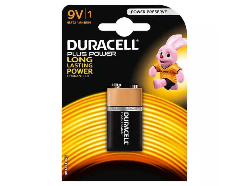 Pile Duracell Plus - Transistor - 9 V - MN1604B1 Pile Duracell Plus - Transistor - 9 V - MN1604B1