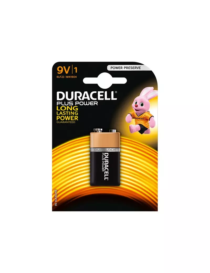 Pile Duracell Plus - Transistor - 9 V - MN1604B1 Pile Duracell Plus - Transistor - 9 V - MN1604B1