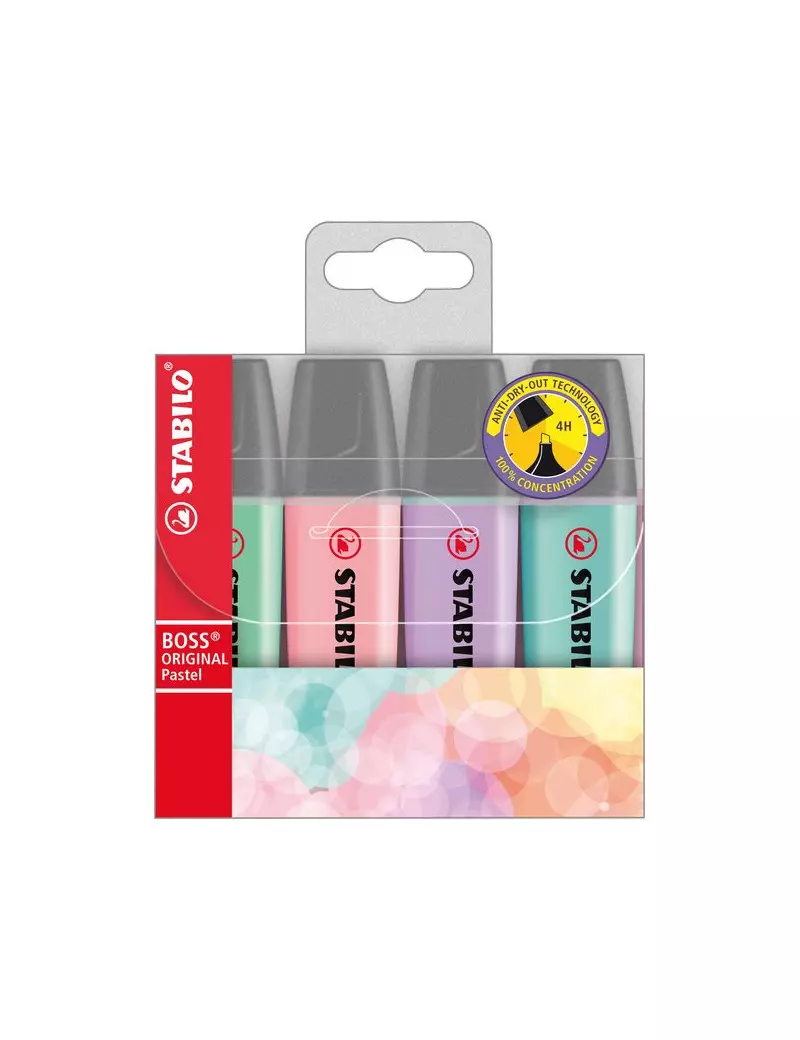 Stabilo Boss Pastel Stabilo 70/4-2 (Assortiti Conf. 4) Stabilo Boss Pastel Stabilo 70/4-2 (Assortiti Conf. 4)