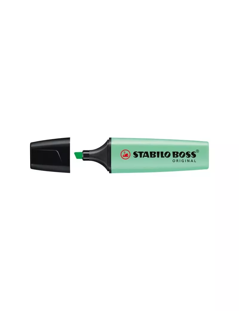 Evidenziatore Stabilo Boss Pastel - 70/116 (Menta Conf. 10)