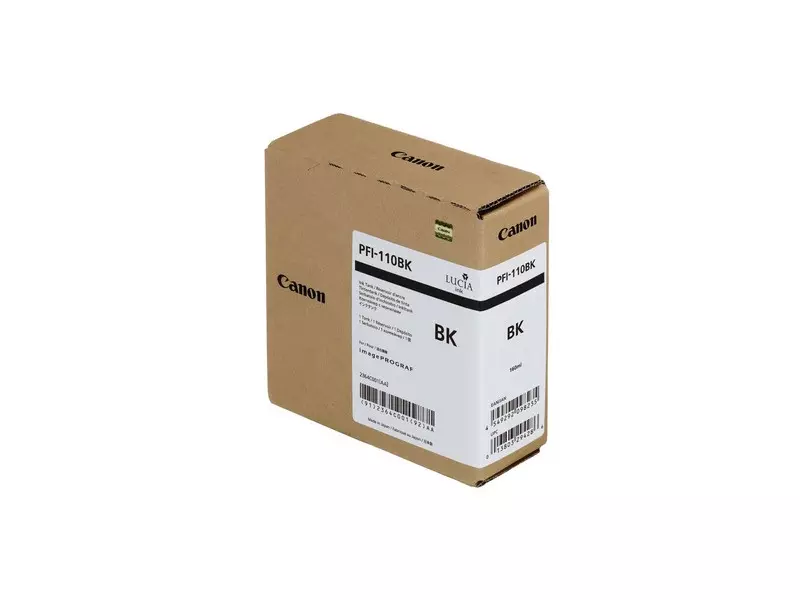 Cartuccia Originale Canon PFI-110BK 2364C001 (Nero 160 ml) Cartuccia Originale Canon PFI-110BK 2364C001 (Nero 160 ml)