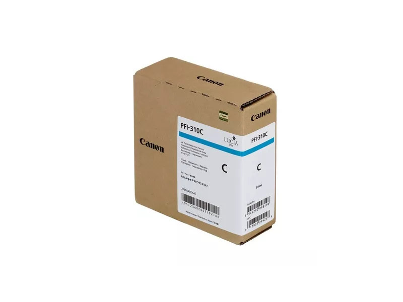 Cartuccia Originale Canon PFI-310c 2360C001 (Ciano 330 ml) Cartuccia Originale Canon PFI-310c 2360C001 (Ciano 330 ml)