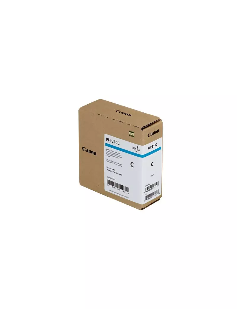 Cartuccia Originale Canon PFI-310c 2360C001 (Ciano 330 ml) Cartuccia Originale Canon PFI-310c 2360C001 (Ciano 330 ml)