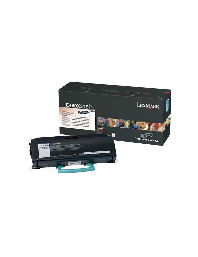 Toner Originale Lexmark E460X31E (Nero 15000 pagine) Toner Originale Lexmark E460X31E (Nero 15000 pagine)