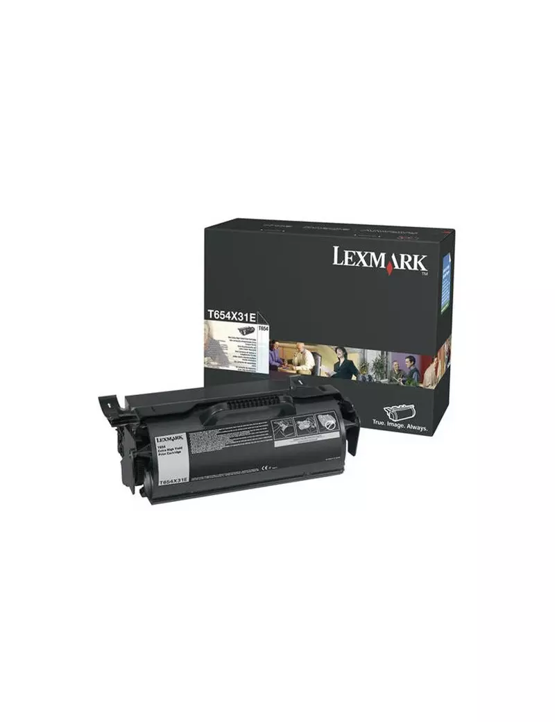 Toner Originale Lexmark T654X31E (Nero 36000 pagine)
