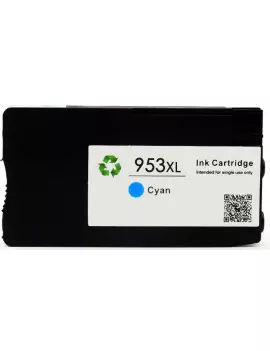 Cartuccia Compatibile HP F6U16A 953XL (Ciano 1600 pagine)