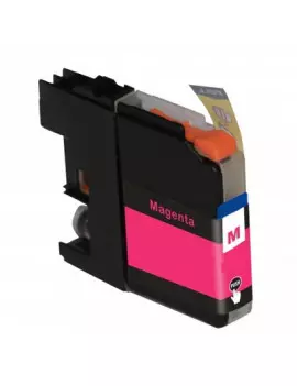 Cartuccia Compatibile Brother LC-125XLM LC125XLM (Magenta 1200 pagine)