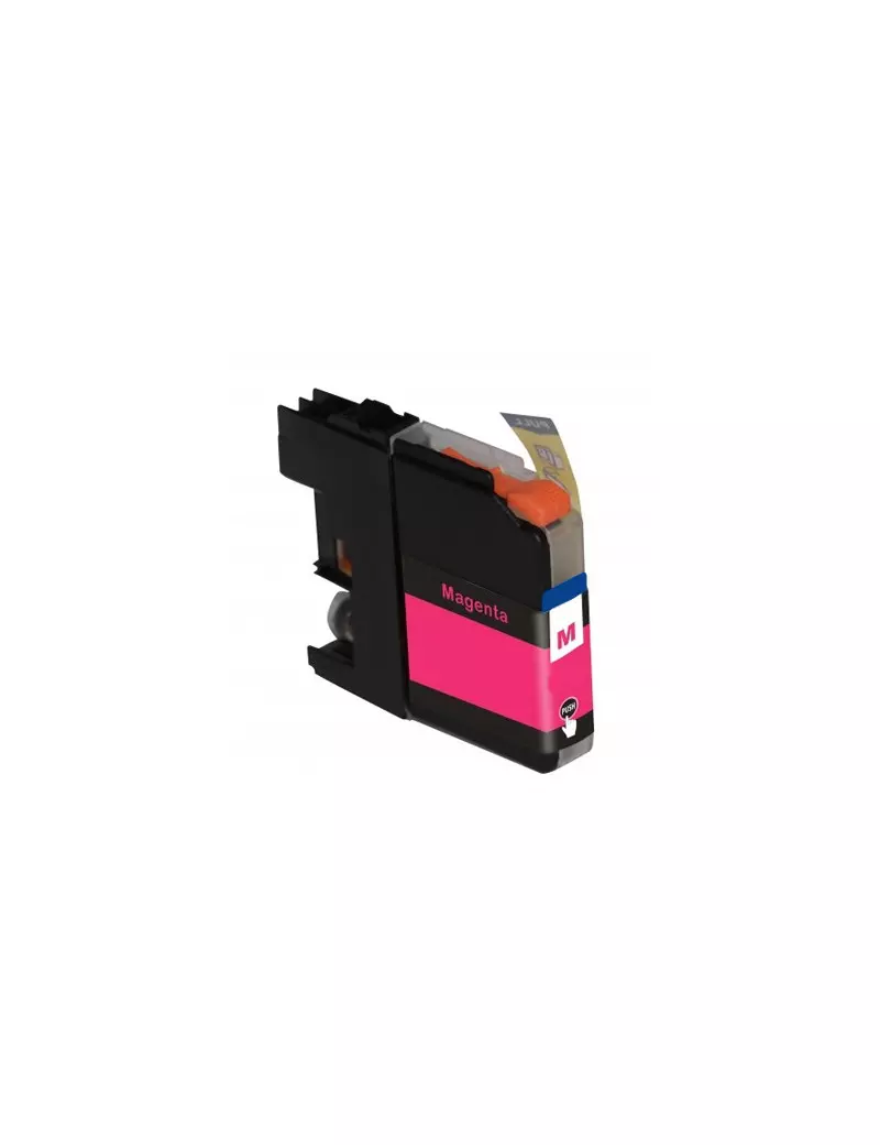 Cartuccia Compatibile Brother LC-125XLM LC125XLM (Magenta 1200 pagine)