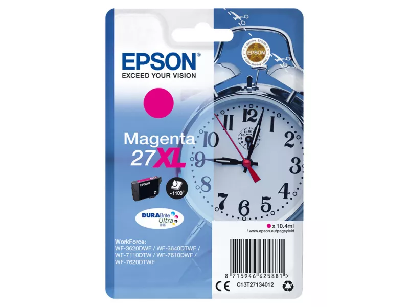 Cartuccia Originale Epson T271340 (Magenta XL 1100 pagine) Cartuccia Originale Epson T271340 (Magenta XL 1100 pagine)
