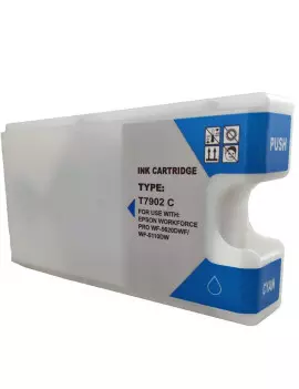 Cartuccia Compatibile Epson T790240 79XL (Ciano XL 2000 pagine)