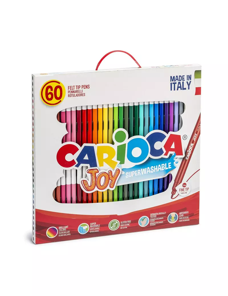 Pennarelli Joy Carioca - Punta Fine - 41015 (Assortiti Conf. 60) Pennarelli Joy Carioca - Punta Fine - 41015 (Assortiti Conf. 60)