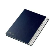 Classificatore Alfabetico A-Z Fraschini - 24x34 cm - 640D (Blu)