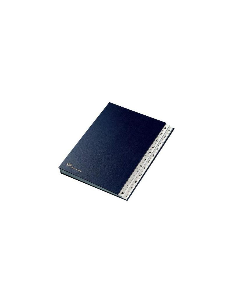 Classificatore Alfabetico A-Z Fraschini - 24x34 cm - 640D (Blu) Classificatore Alfabetico A-Z Fraschini - 24x34 cm - 640D (Blu)