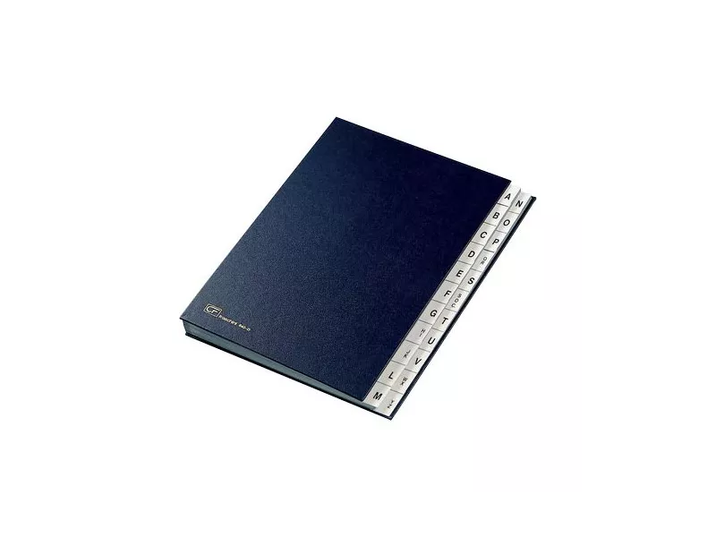 Classificatore Alfabetico A-Z Fraschini - 24x34 cm - 640E (Blu)