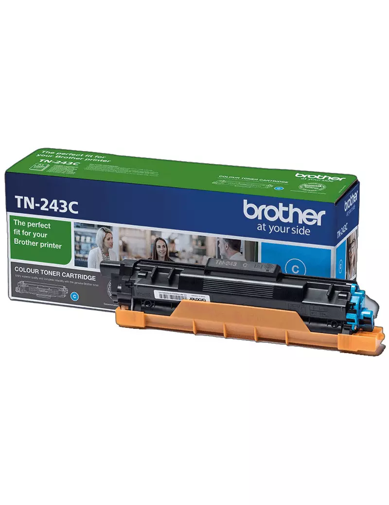Toner Originale Brother TN-243C (Ciano 1000 pagine) Toner Originale Brother TN-243C (Ciano 1000 pagine)