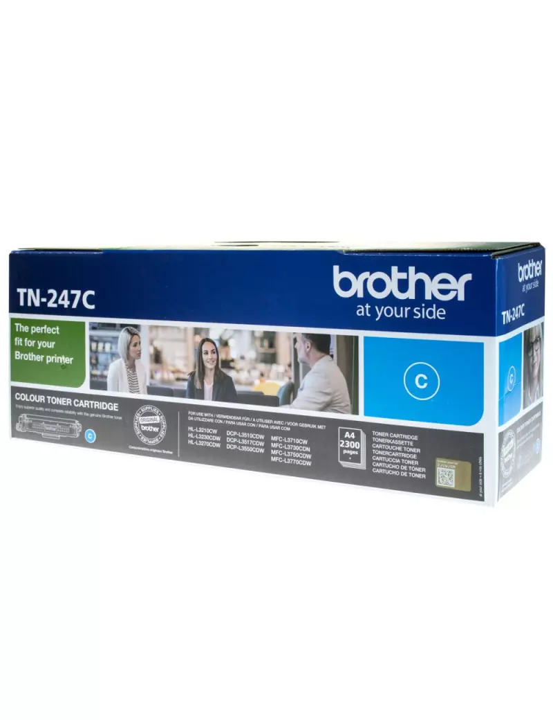 Toner Originale Brother TN-247C (Ciano 2300 pagine)