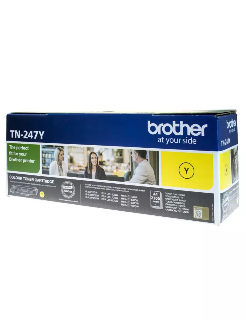 Toner Originale Brother TN-247Y (Giallo 2300 pagine) Toner Originale Brother TN-247Y (Giallo 2300 pagine)