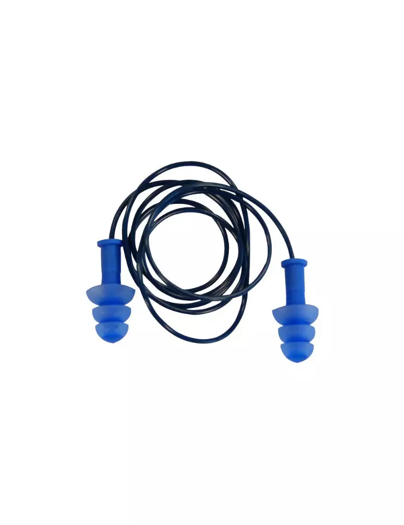 Inserti Auricolari ConicFire con Sacchetto Delta Plus (Blu Conf. 10) Inserti Auricolari ConicFire con Sacchetto Delta Plus (Blu Conf. 10)