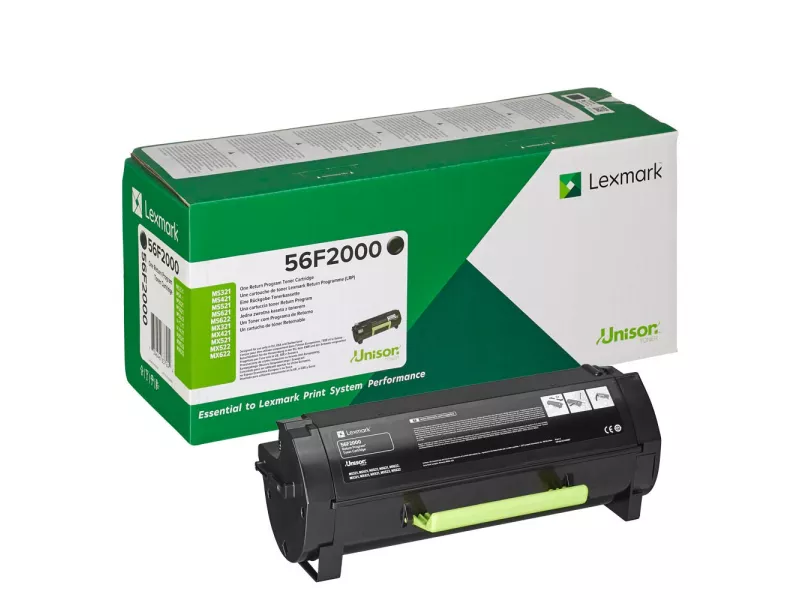 Toner Originale Lexmark 56F2000 (Nero 6000 pagine)