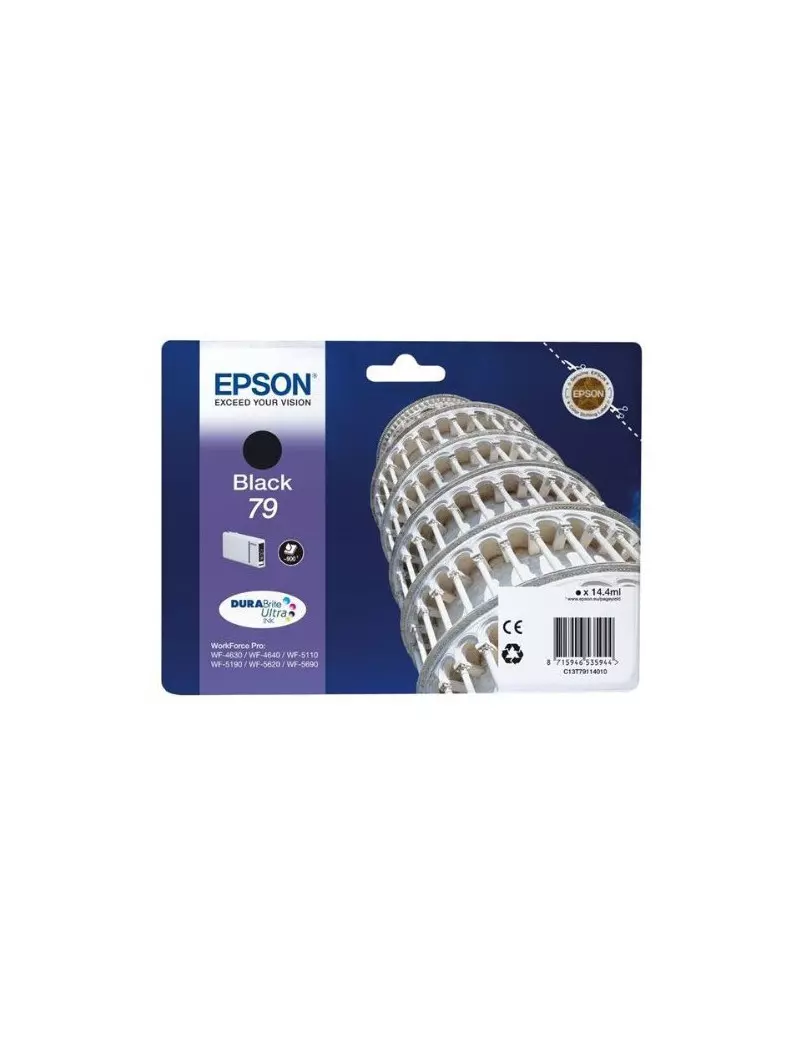 Cartuccia Originale Epson T791140 79 (Nero 800 pagine) Cartuccia Originale Epson T791140 79 (Nero 800 pagine)