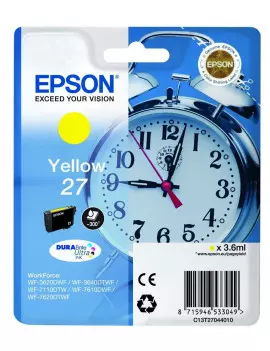 Cartuccia Originale Epson T270440 27 (Giallo 300 pagine)