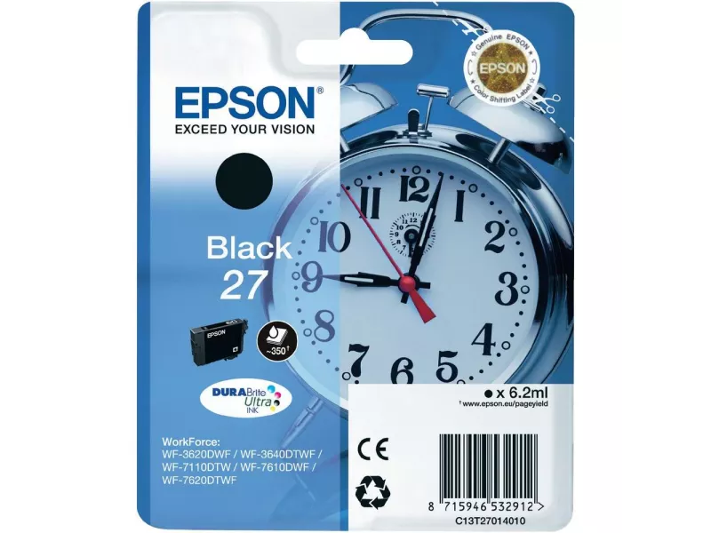 Cartuccia Originale Epson T270140 27 (Nero 350 pagine) Cartuccia Originale Epson T270140 27 (Nero 350 pagine)