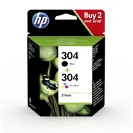 Multipack Cartucce Originali HP 3JB05AE 304 (Nero e Colori)