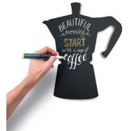 Lavagna Silhouette Securit - Max 50 x Max 30 cm - Moka (Nero)