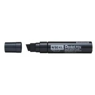 Marcatore Permanente N50 Extra Large Pentel - Punta Scalpello - 1,7 mm (Nero)