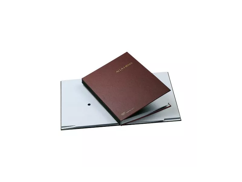 Libro Firma 14 Intercalari Fraschini - 24x34 cm - 614A-BLU (Blu)