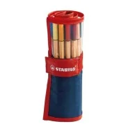 Fineliner Point 88 Stabilo - Rollerset - 8825-021 (Blu Trasparente)