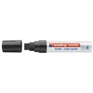Marcatore a Gesso Liquido e-4090 Edding - Punta a Scalpello - 4-15 mm (Nero)