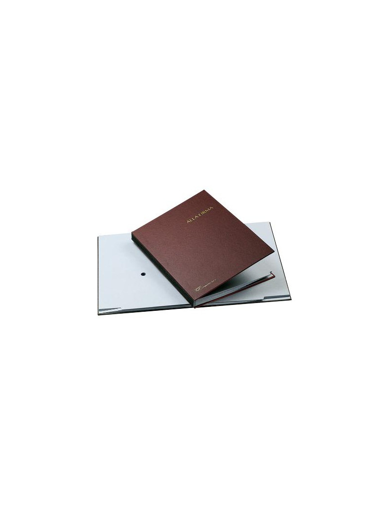 Libro Firma 14 Intercalari Fraschini - 24x34 cm - 614A-ROSSO (Rosso)