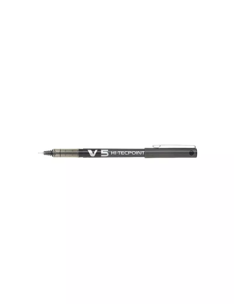 Penna Roller Hi-Techpoint V5 Pilot - ad Ago - 0,5 mm - 000019 (Nero Conf. 20)