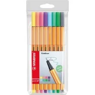 Fineliner Point 88 Stabilo - 0,4 mm - 88/8-01 (Assortiti Conf. 8)