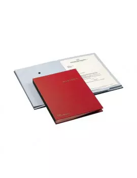 Libro Firma 18 Intercalari Fraschini - 24x34 cm - 618A-ROS (Rosso)