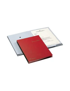Libro Firma 18 Intercalari Fraschini - 24x34 cm - 618A-ROS (Rosso)