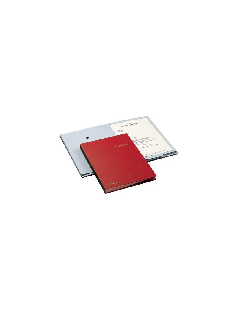 Libro Firma 18 Intercalari Fraschini - 24x34 cm - 618A-ROS (Rosso)