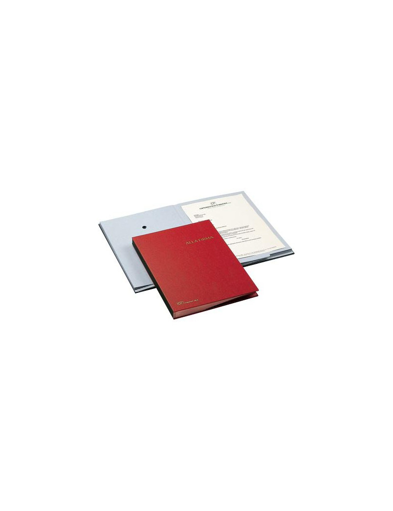 Libro Firma 18 Intercalari Fraschini - 24x34 cm - 618A-ROS (Rosso) Libro Firma 18 Intercalari Fraschini - 24x34 cm - 618A-ROS (Rosso)