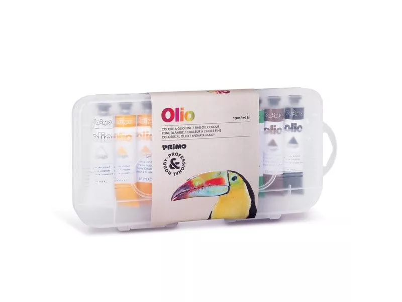 Colori a Olio Primo Morocolor - 18 ml - 425TO10P (Assortiti Conf. 10)