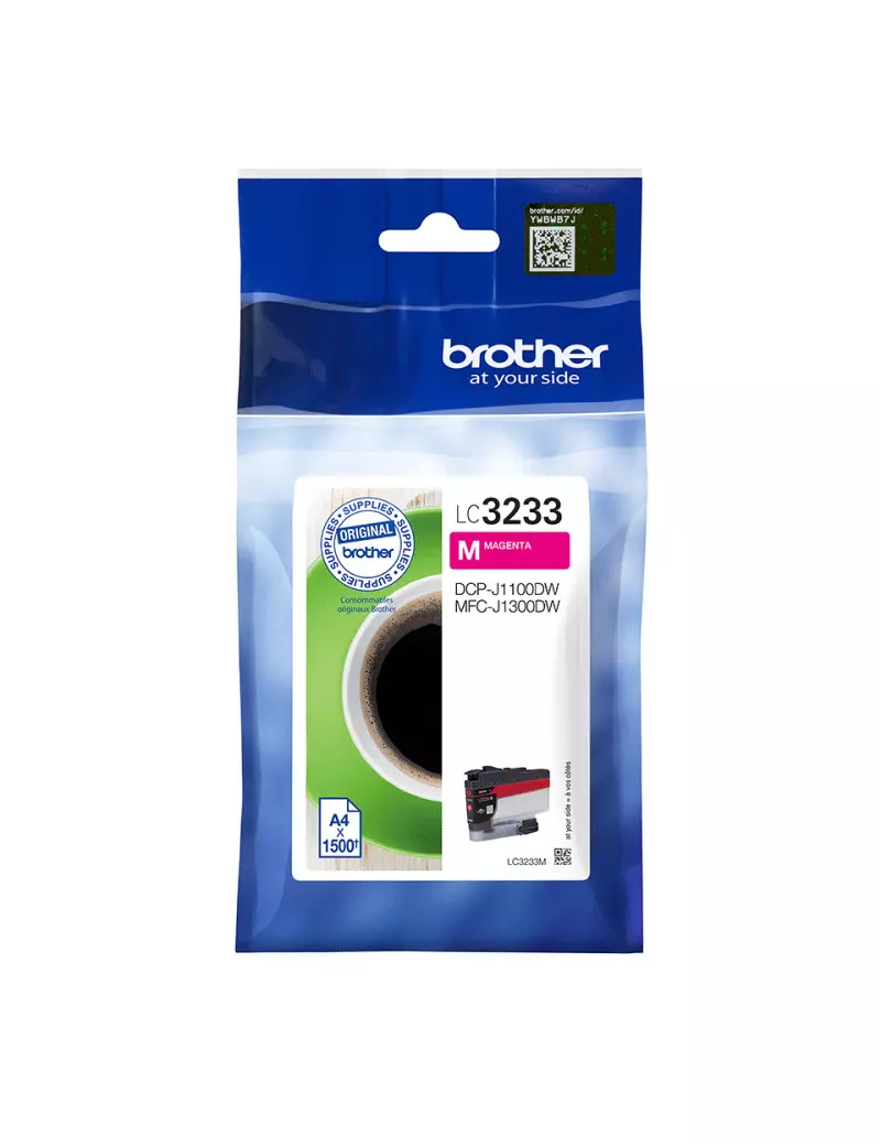 Cartuccia Originale Brother LC-3233M (Magenta 1500 pagine) Cartuccia Originale Brother LC-3233M (Magenta 1500 pagine)