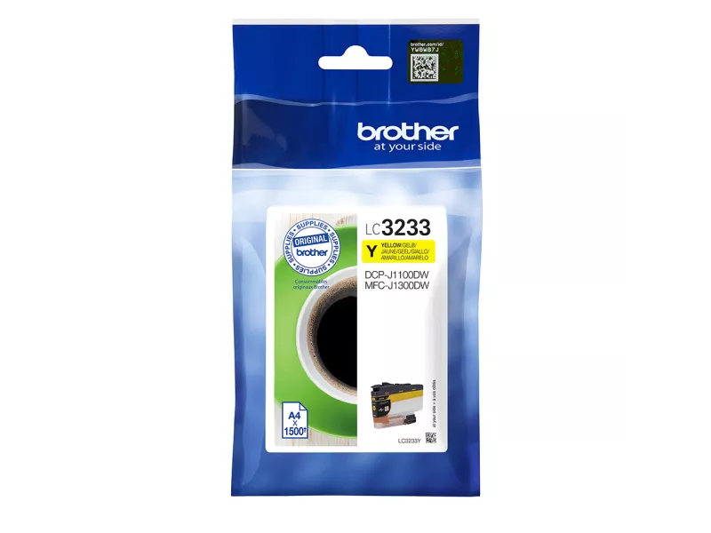 Cartuccia Originale Brother LC-3233Y (Giallo 1500 pagine)