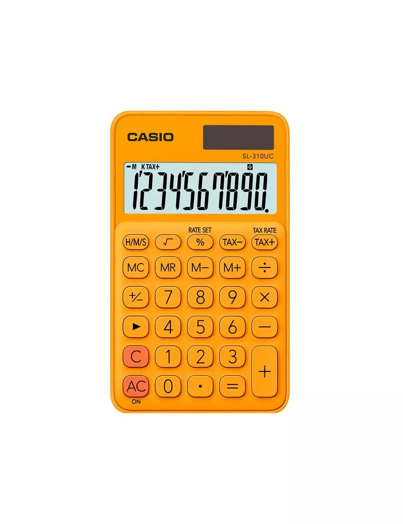 Calcolatrice Tascabile Casio SL-310UC-RG (Arancione)