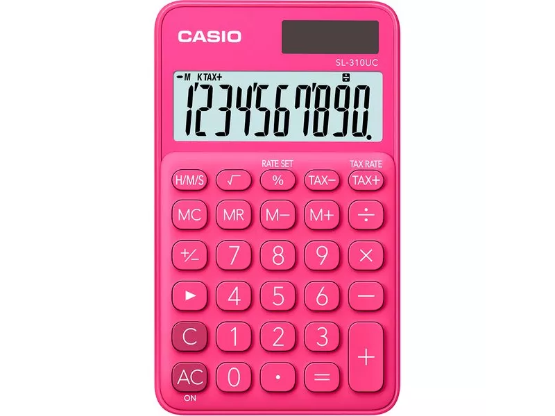 Calcolatrice Tascabile Casio SL-310UC-RD (Rosso) Calcolatrice Tascabile Casio SL-310UC-RD (Rosso)