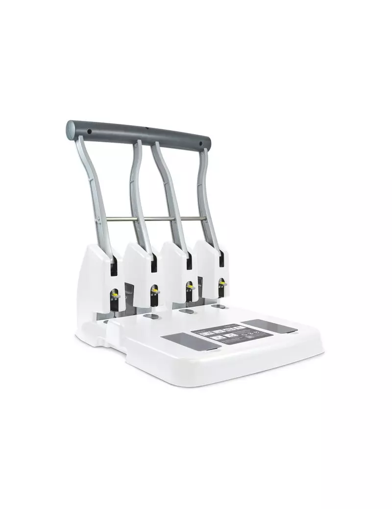 Perforatore a 4 Fori ECO P4400 Rapesco - 1407 - 150 Fogli (Bianco) Perforatore a 4 Fori ECO P4400 Rapesco - 1407 - 150 Fogli (Bianco)