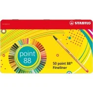 Fineliner Point 88 Stabilo - 0,4 mm - 8850-6 (Assortiti Conf. 50)